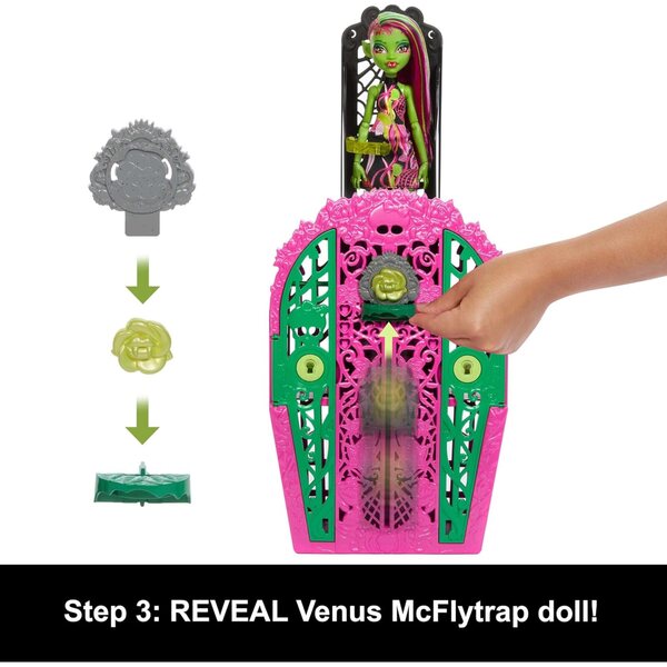 Monster High Skulltimate Secrets Garden Mysteries: Venus McFlytrap mit Garderobe und über 19 Überraschungen