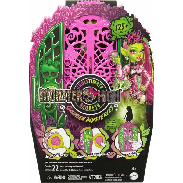 Monster High Skulltimate Secrets Garden Mysteries: Venus McFlytrap mit Garderobe und über 19 Überraschungen