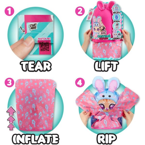 L.O.L. Überraschung! Tweens Surprise Aya Cherry Kostüm mit blauem aufblasbarem Kostüm und Zubehör
