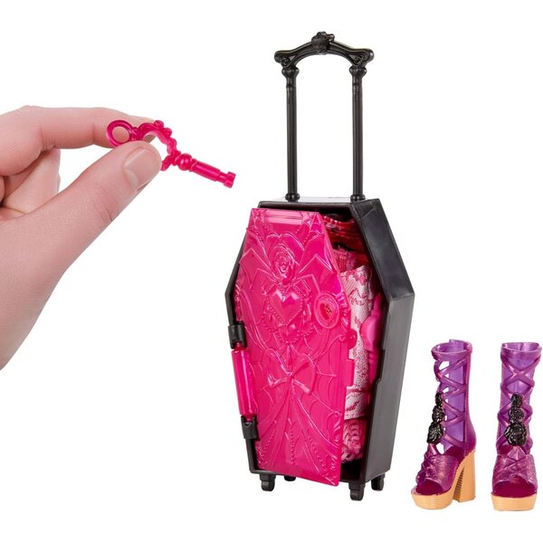 Monster High Skulltimate Secrets Draculaura mit über 19 Zubehörteilen und Koffer