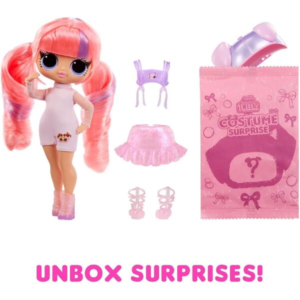 L.O.L. Überraschung! Tweens Surprise Wings Tanzkostüm mit rosa aufblasbarem Kostüm und Zubehör