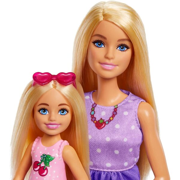 Barbie Family & Friends Set mit Puppen und Picknick-Zubehör, Mode und Spaß