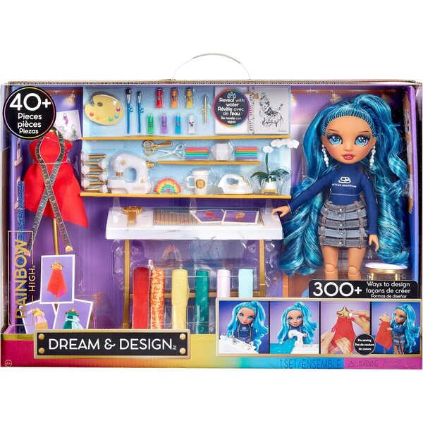 Rainbow High Dream & Design Fashion Studio mit Skyler Bradshaw – Modeset für Kinder von 4–12 Jahren