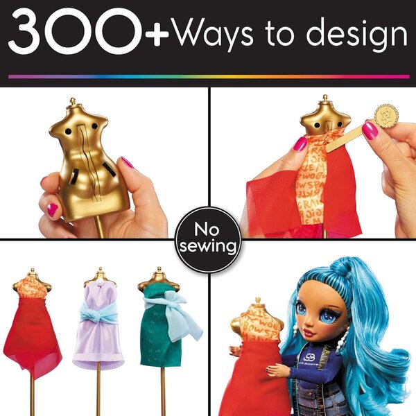 Rainbow High Dream & Design Fashion Studio mit Skyler Bradshaw – Modeset für Kinder von 4–12 Jahren
