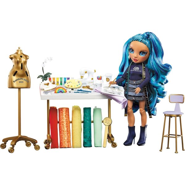 Rainbow High Dream & Design Fashion Studio mit Skyler Bradshaw – Modeset für Kinder von 4–12 Jahren