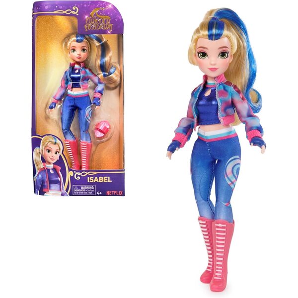 Unicorn Academy Isabel Poupée à habiller 24 cm с 5 аксесоара оригинална серия Netflix