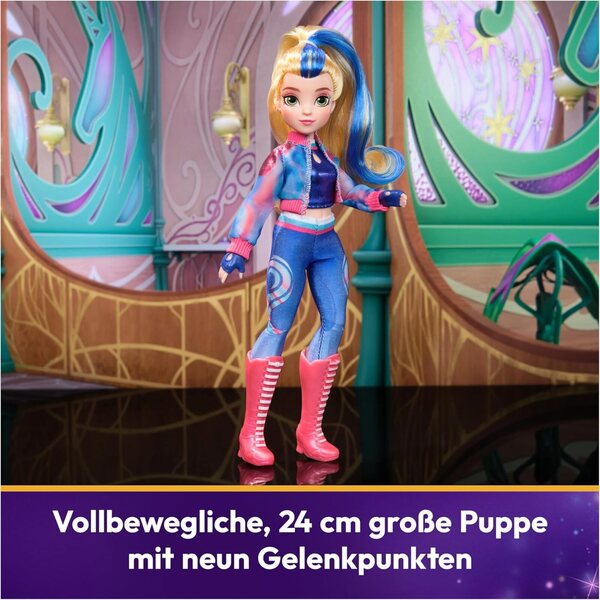 Unicorn Academy Isabel Poupée à habiller 24 cm con 5 accessori originale serie Netflix