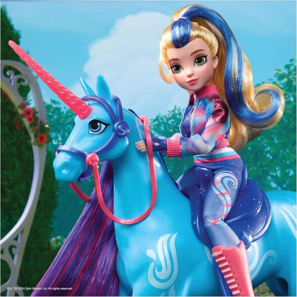 Unicorn Academy Isabel Poupée à habiller 24 cm con 5 accessori originale serie Netflix