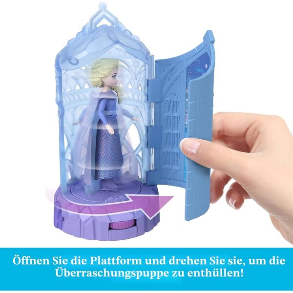 Mattel Disney Frozen Ice Castle Spin Surprise – Minipuppen und magische Spielsets