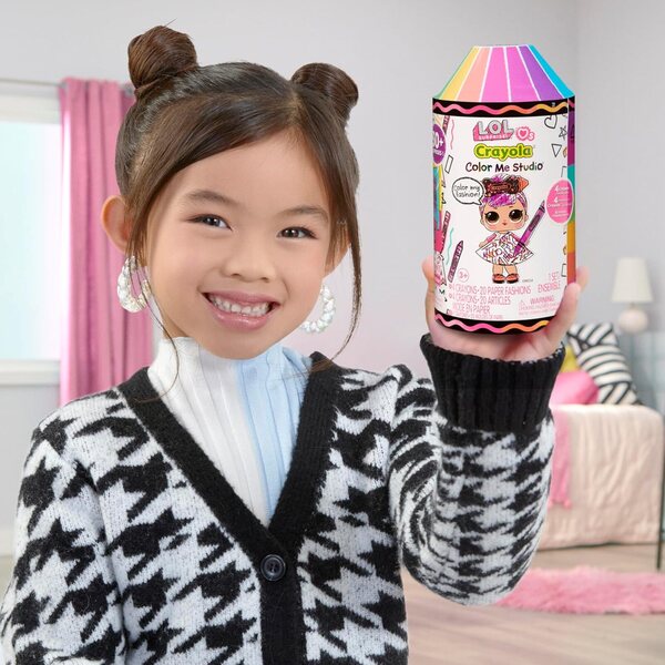 L.O.L. Surprise Loves CRAYOLA Color Me Studio – Kunststudio mit über 30 Überraschungen und Puppen
