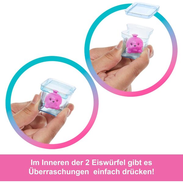 Barbie Pop Reveal Bubble Tea: Pupa Mango Mochi mit 8 Überraschungen, Accessoires und Parfüm