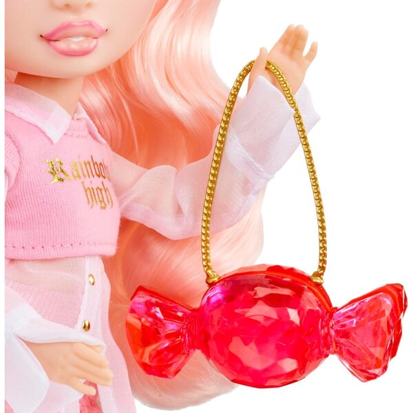 Rainbow High Creative Crystals Bella 28 cm con Kit Make It per Accessori in Cristallo