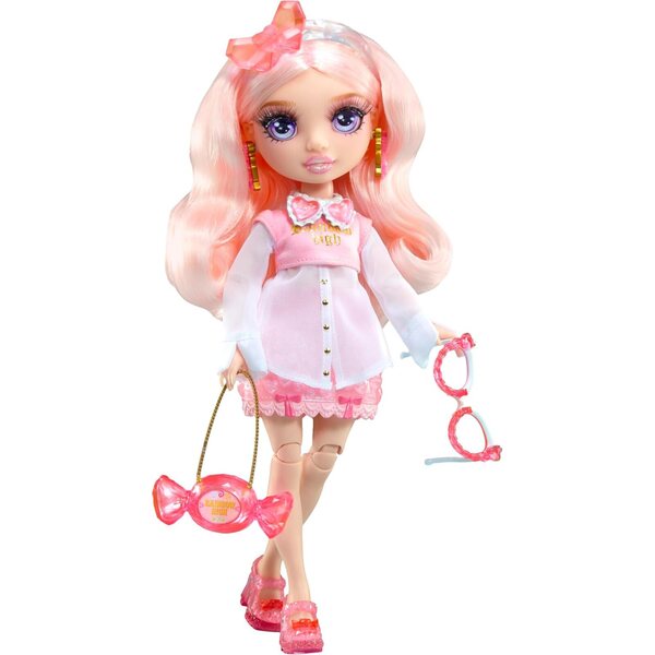 Rainbow High Creative Crystals Bella 28 cm con Kit Make It per Accessori in Cristallo