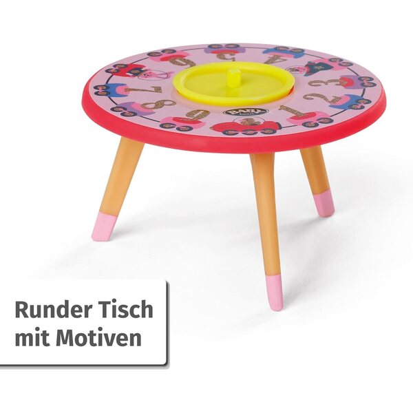 BABY born Minis Spielset Happy Birthday mit Pupa Lea und rosa Geburtstagstisch