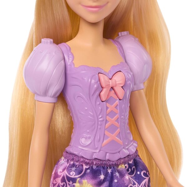 Mattel Disney Princess Rapunzel mit leuchtendem Haar und 7 Styling-Accessoires