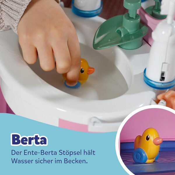 BABY born Waschbecken con acqua reale e accessori per bambole 36-43 cm