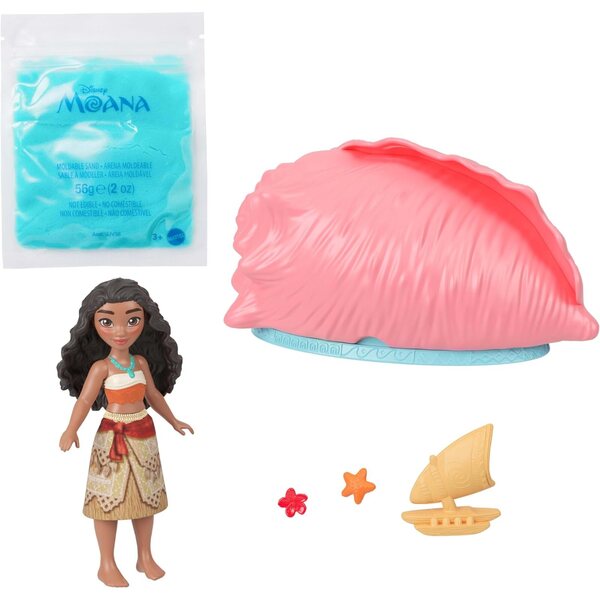 Mattel Disney Vaiana Surprise Set mit Puppe, Modelliersand und Zubehör