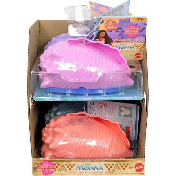 Mattel Disney Vaiana Surprise Set mit Puppe, Modelliersand und Zubehör