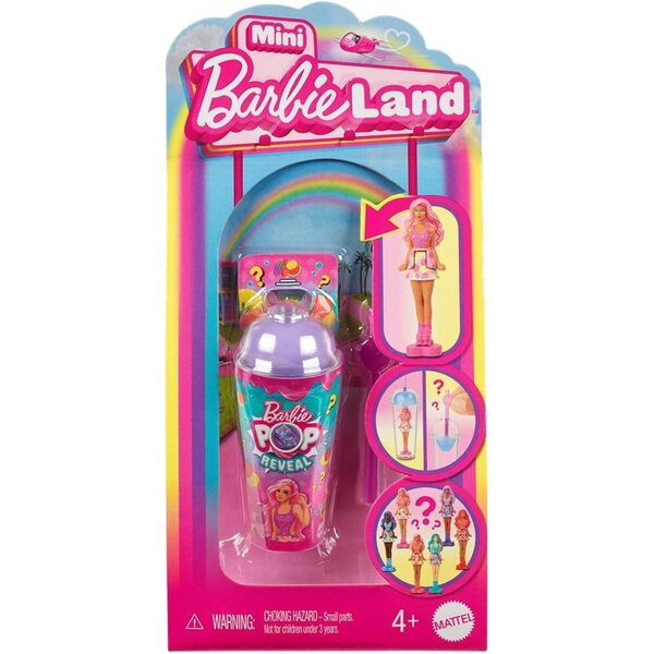 Mini BarbieLand Pop Reveal: Überraschende Minipuppen zum Sammeln von Mattel