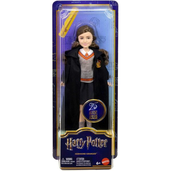 Mattel Harry Potter Hermine Granger Puppe mit Hogwarts-Kleid und Accessoires