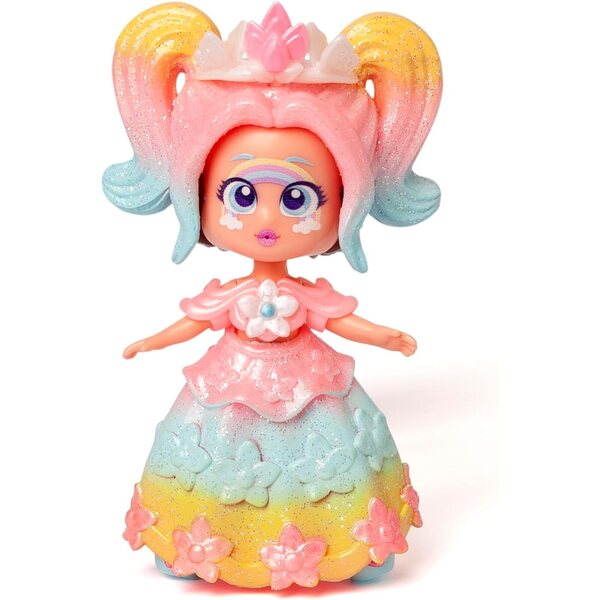 KOOKYLOOS Fairytale Mix & Match Rainbow: 3-in-1-Puppe mit magischen Kostümen und Glitzer