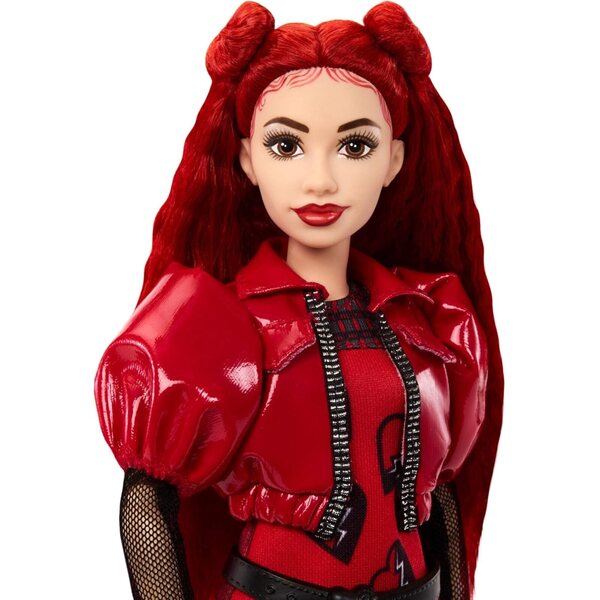 Mattel Disney Descendants 4 Rote Puppe mit Kleidung und Accessoires, inspiriert vom Film