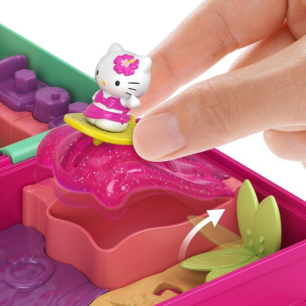 Hello Kitty & Friends Minis Strandset mit Koffer, Figuren und Zubehör