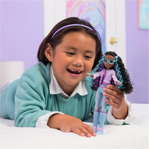 Unicorn Academy Layla Ankleidepuppe 24 cm con 5 Accessori per Bambini da 4 Anni