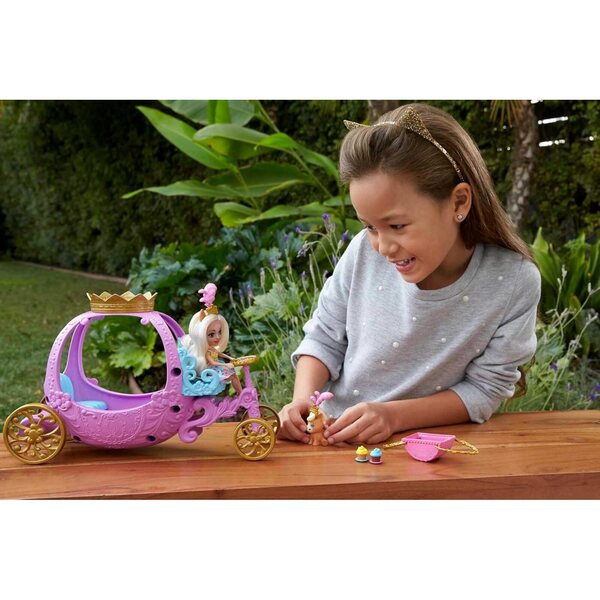 Enchantimals Kutsche Prinzessinnen con Peola Pony e Accessori - Gioco per Bambini 3-8 anni