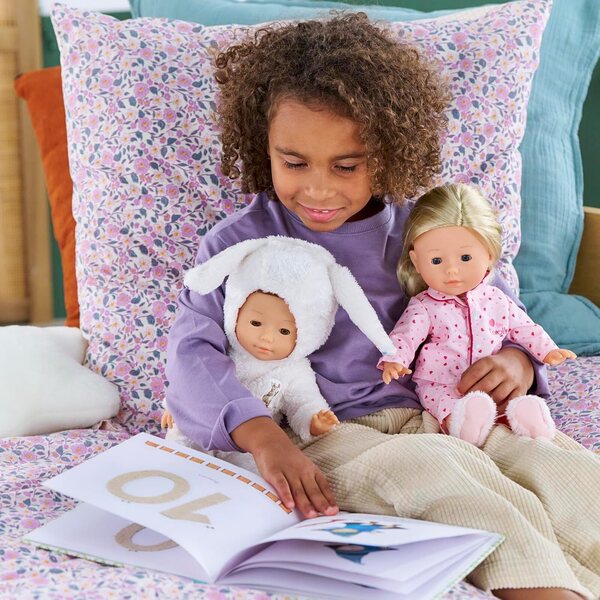 Corolle Pyjama 2-teilig mit Hausschuhen für Puppen 36 cm, ab 3 Jahren
