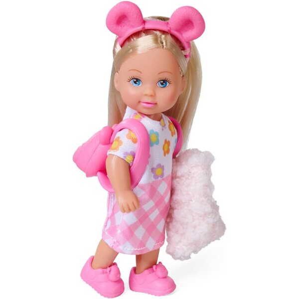 Evi Love Teddy 12cm con Giacca Morbida, Borsetta e Teddy per Bambini 3+