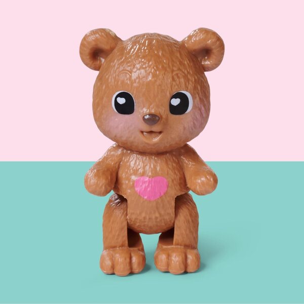 Evi Love Teddy 12cm con Giacca Morbida, Borsetta e Teddy per Bambini 3+