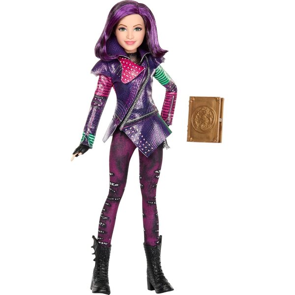 Mattel Descendants Mal Puppe zum 10-jährigen Jubiläum mit beweglichem Outfit und Zubehör