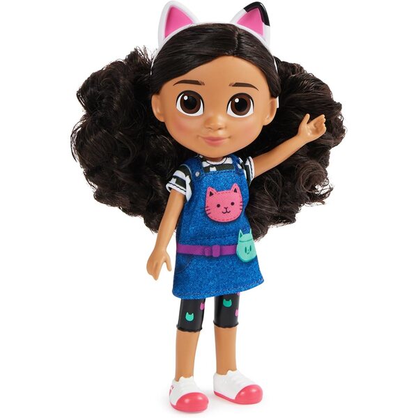 Gabby's Dollhouse Pupa 20 cm con Outfit da Viaggio e Accessori Rimovibili per Bambini