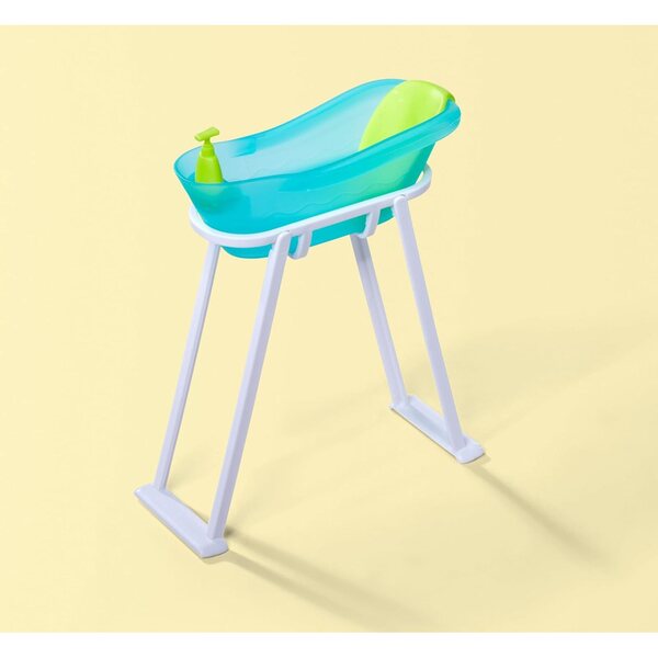 Steffi Love Baby Bath con vasca, asciugamano, pannolino e shampoo, 29cm per bambini 3+