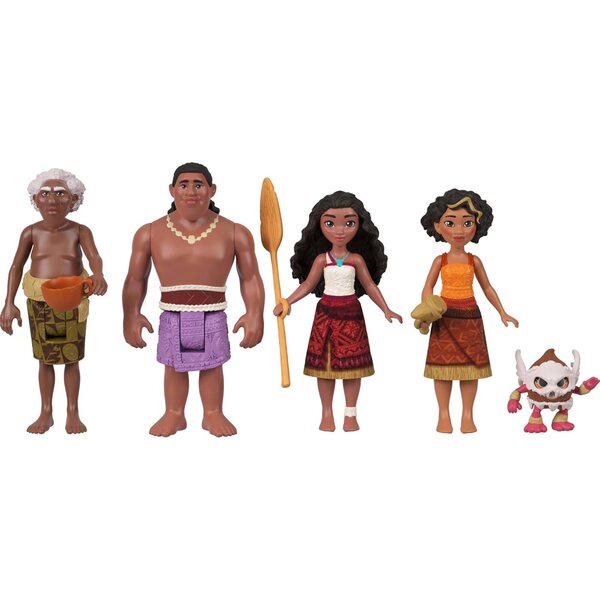 Mattel Disney Moana 2 Rudermannschaft mit 5 Figuren und 3 Zubehörteilen