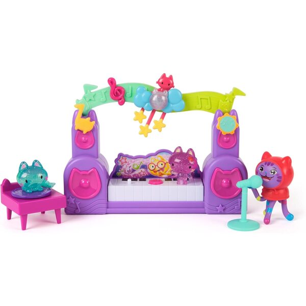 Gabby's Dollhouse Movie Spielset mit DJ und katzenfreundlichem Partyzubehör