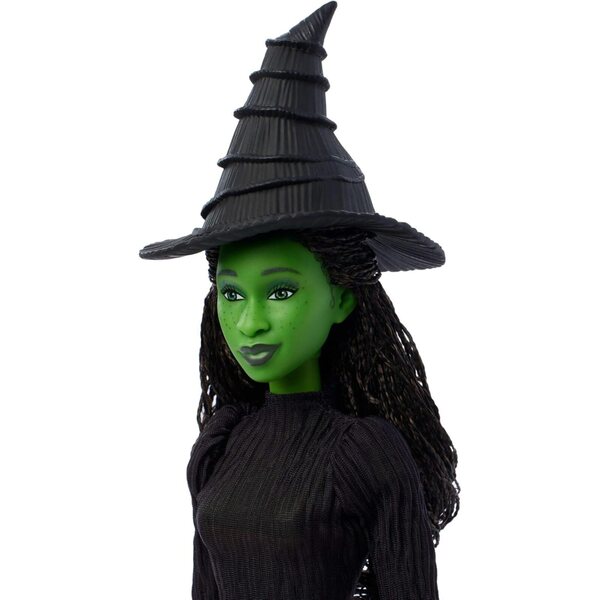 Mattel Elphaba singende Puppe mit abnehmbarem Kleid und Look, inspiriert vom Film Wicked