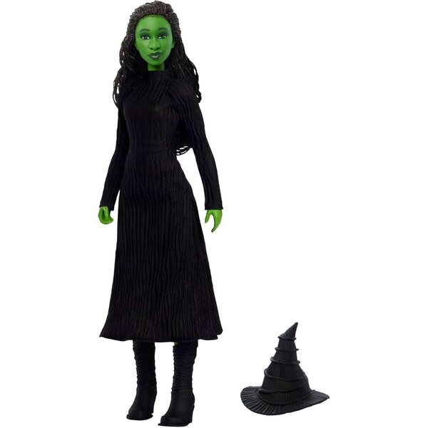 Mattel Elphaba singende Puppe mit abnehmbarem Kleid und Look, inspiriert vom Film Wicked