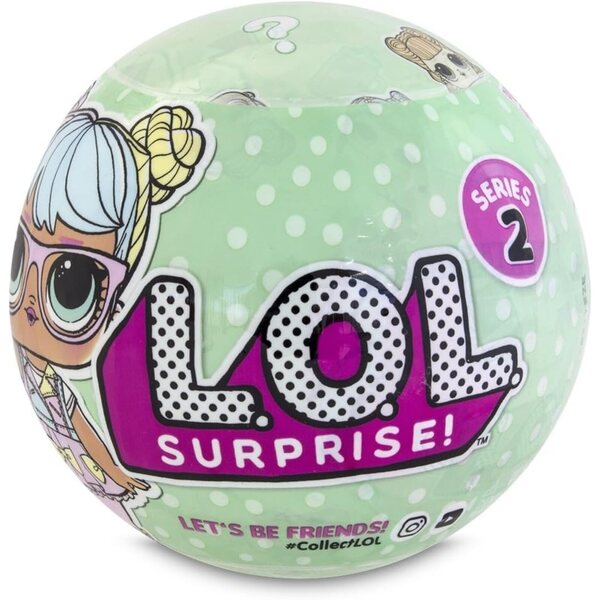 LOL Surprise Überraschungsball Serie 2 mit Puppe – Gelegenheitsmodell und 7 Überraschungen