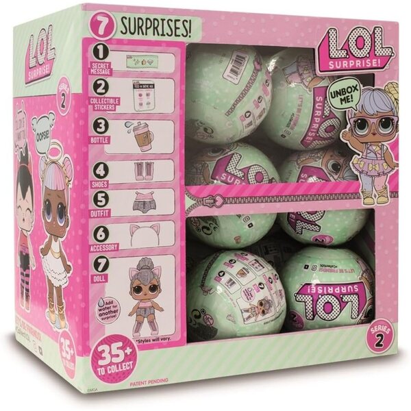 LOL Surprise Überraschungsball Serie 2 mit Puppe – Gelegenheitsmodell und 7 Überraschungen