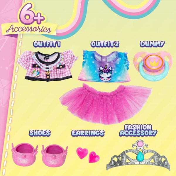 Baby Cool Missy Bling - Bambola glamour con accessori brillanti e vestiti alla moda