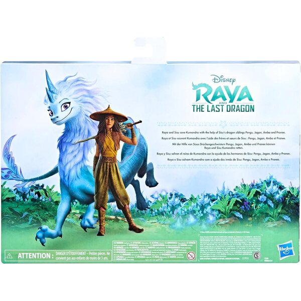 Disney Prinzessin Raya und der letzte Drache – Raya-Familienset und 5 Drachen für Kinder ab 3 Jahren