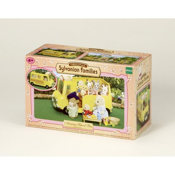 Sylvanian Families 2634 Kindergarten Bus con accessori e tavolo picnic