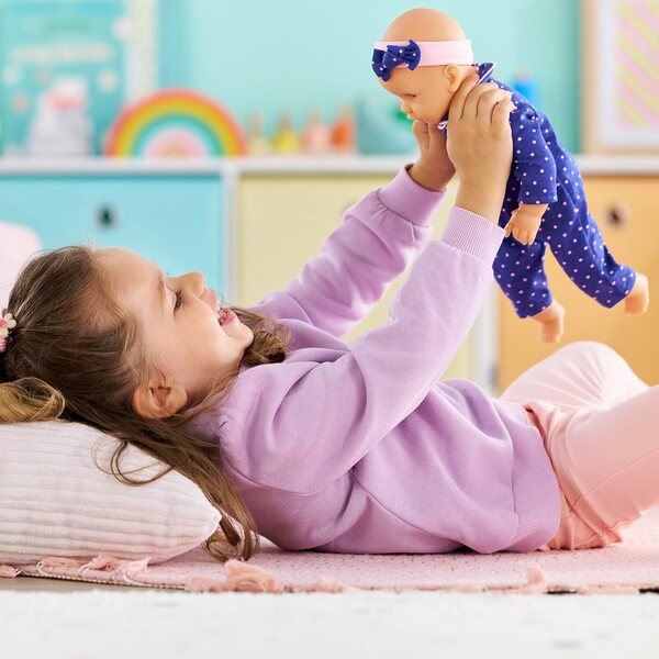 Corolle Baby Calin Kapuzinerkresse – Erste Puppe 30 cm, ab 18 Monaten, weich und mit Vanilleduft