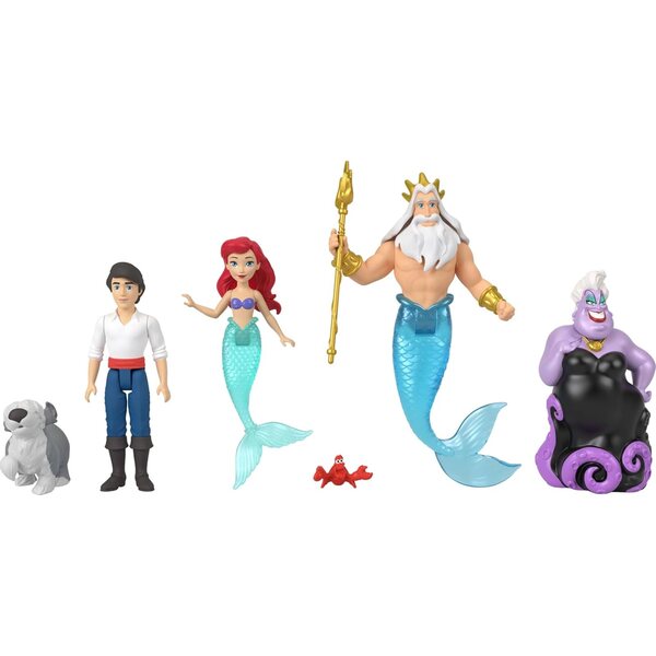 Mattel Disney Princess Arielle Spieleset mit 6 Charakteren und Zubehör