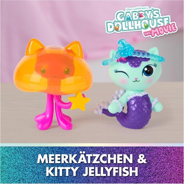 DREAMWORKS Gabby's Dollhouse: Spielfiguren Merkätzchen & Kitty Jellyfish 3+ Jahre