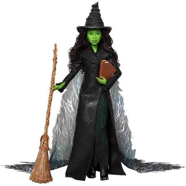 Mattel Elphaba Deluxe Puppe von Wicked: For Good mit Original-Outfit und Zubehör