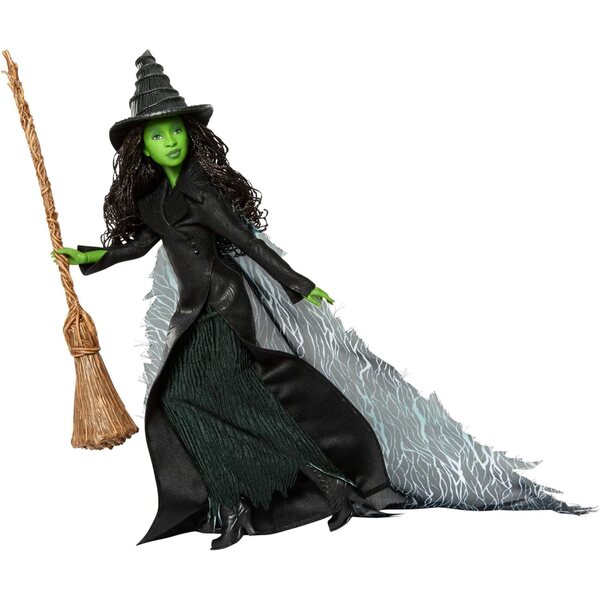 Mattel Elphaba Deluxe Puppe von Wicked: For Good mit Original-Outfit und Zubehör