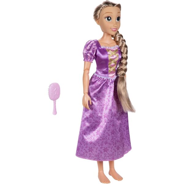 Disney Prinzessin Rapunzel Puppe 81 cm mit lila Kleid und Haarschmuck